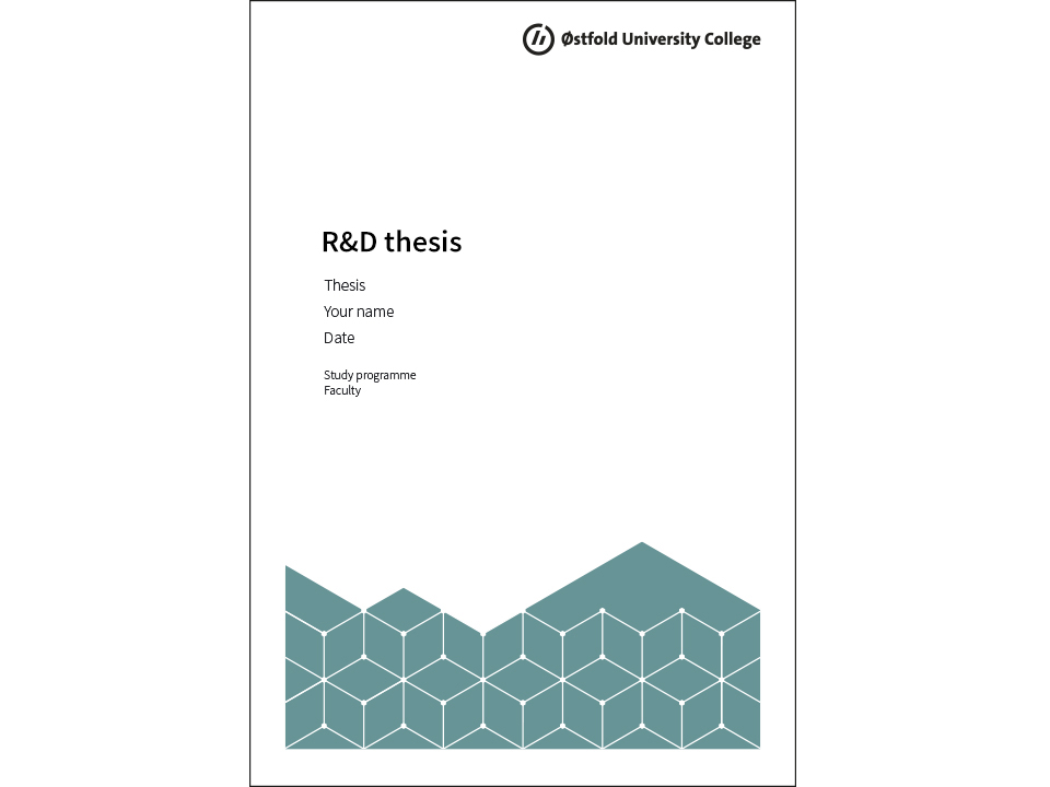 Illustrasjon for: R&D thesis cover page