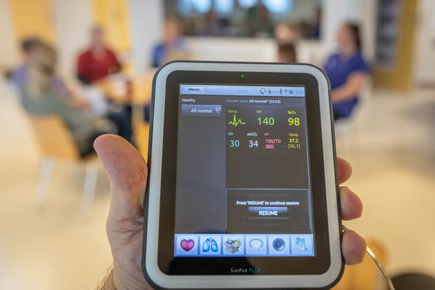 Bildet viser digitalt hjelpemiddel brukt i helsetjenestene