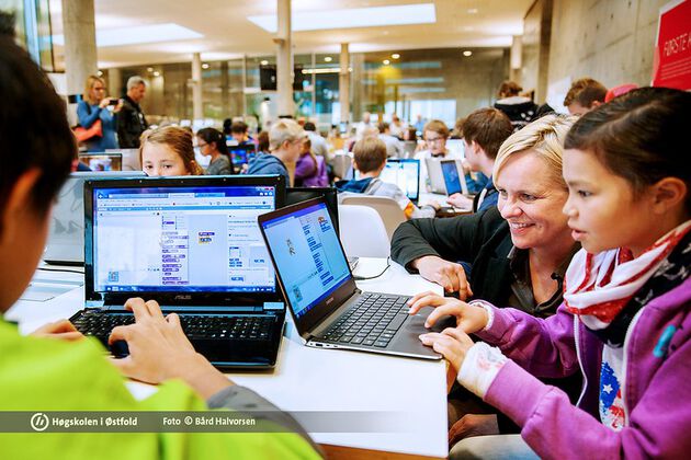 Lær kidse kode ved Høgskolen i Østfold