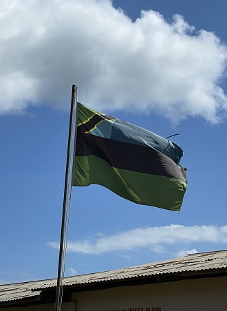 The flag of Zanzibar